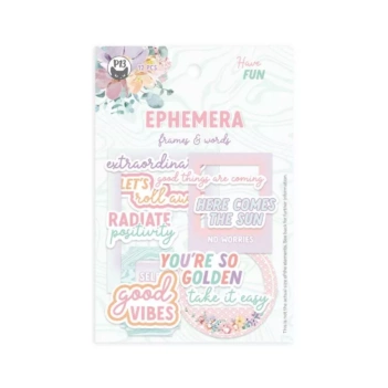 Die-Cuts Ephemera Frames & Words Amusez-vous P13