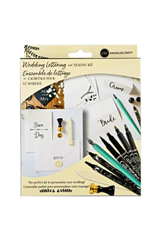 Bruiloft belettering en afdichting manuscript kalligrafie Kit