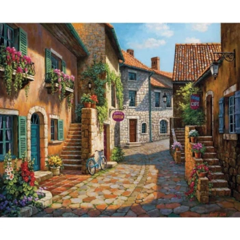 Paint By Numbers Kit Normandy in Spring Alex Bog 40x50cm