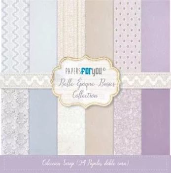 Kit de Scrapbooking Basics Belle Époque PapersForYou 20x20cm