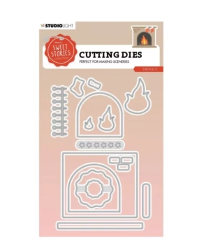 Open haard Sweet Stories Studio Light Die Set