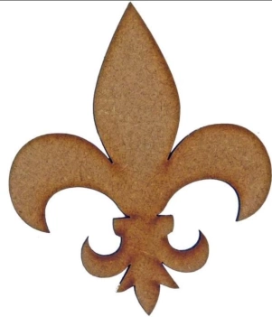 Sylwetka MDF - FLS Filigree Fleur de Lis