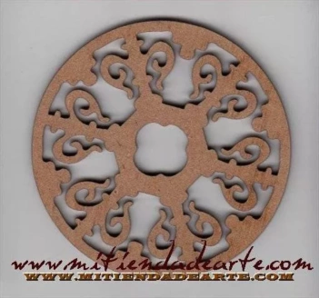 Sylwetka MDF - filigran FLGR003 3