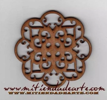Sylwetka MDF - filigran FLGR007 7