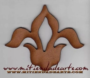 Sylwetka MDF - filigran roślinny FLGR015 4