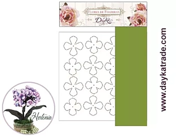 Flor de Foamiran Hortensia Dayka

