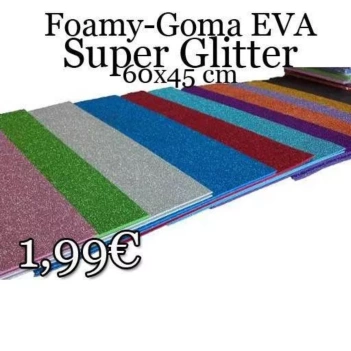 Super Glitter EVA Foamy 2mm