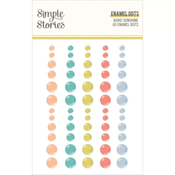 Simple Stories Boho Sunshine Enamel Dots 