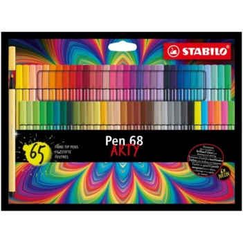 Set van 65 briljantpennen Pen 68 Arty Stabilo