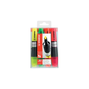 Set of 4 Luminator Stabilo fluorescent markers