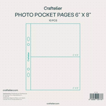 Craftelier Basics Albumhoezen 2 Vakken (nieuw ontwerp) 6"x8" 