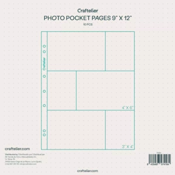 Craftelier Basics Albumhoezen met 6 Vakken 9"x12"