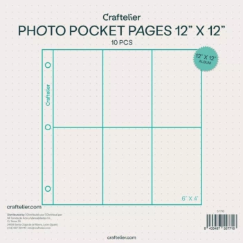 Craftelier Basics Albumhoezen 6 Vakken Verticaal 12"x12"
