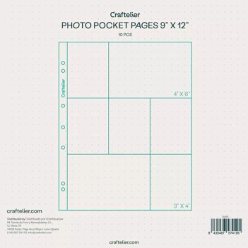 Couvertures d'album 7 pochettes A Craftelier 9"x12"