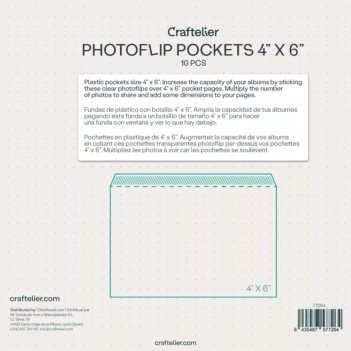 Pochettes Photoflip Craftelier 4"x6"