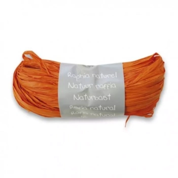 Maildor orange natural raffia skein 50g