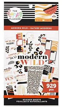 Super Pack Stickers Modern Wild Happy Planner