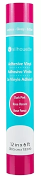 Vinilo Adhesivo Glossy Permanente Silhouette Rosa Oscuro 12" 22m

