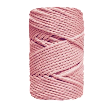 CasaSol 3-warstwowy SPRAY Makrama Lina Żółto-Ecru 3mm