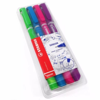 Set 4 Rotuladores STABILO Sensor Fine