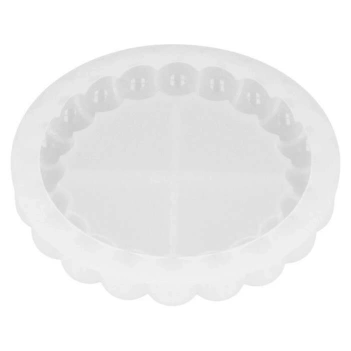 Molde de silicona Bandeja Redonda con borde Artemio
