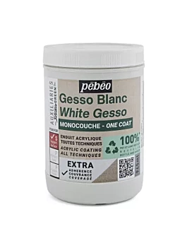 Pebeo witte monolaag gesso 945ml