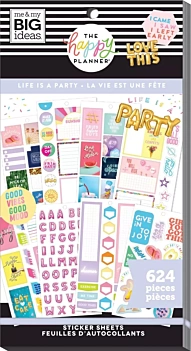 Super Pack di adesivi obiettivi Happy Planner

