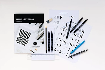 Klasse handschrift luxe geschenkdoos manuscript kalligrafie kit