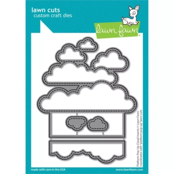 Plateforme Pop-Up Cloud Inserts Lawn Fawn Dies
