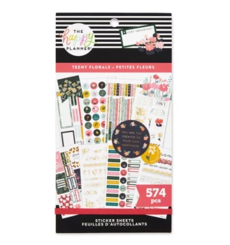 Super Pack Stickers Teeny Florals Happy Planner