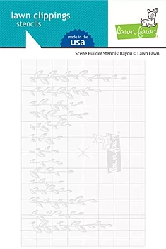 Plantilla de stencil Cloudy Lawn Fawn 10x15cm

