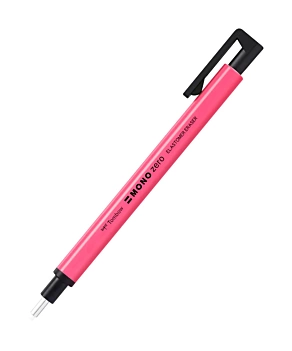 Goma retráctil redonda Mono Zero Rosa Tombow