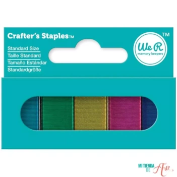 Set de 1500 grapas de colores We R Memory Keepers