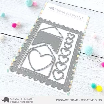 Mama Elephant Snijmal Postage Frame