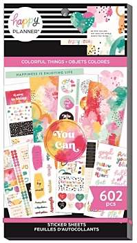 Happy Planner Super Stickerpakket Colorful Things