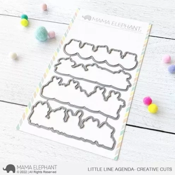 Little Line Planner Mama Elephant Die