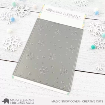 Magic Snow Cover Mama Elephant Die