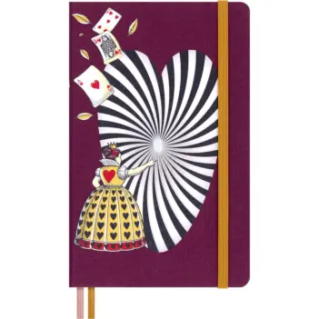 Taccuino in edizione limitata "Le avventure di Alice nel Paese delle Meraviglie", liscio, Moleskine, 13x21 cm