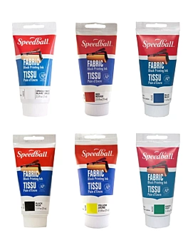 Speedball fabric printing inks, 75ml
