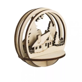 Kit 3D De Madera Chalet Nevado Rayher