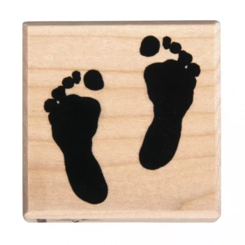 Rayher Footprints houten stempel