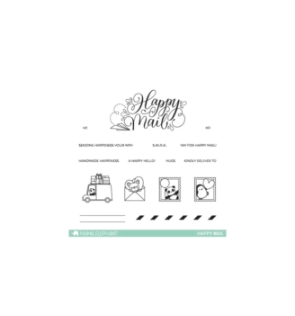 Set de sellos transparentes Handcrafted Happiness Mama Elephant