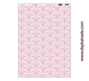 Fabric DTXM-2026 Pattern Background Watermarks Blessings Dayka 33x70cm