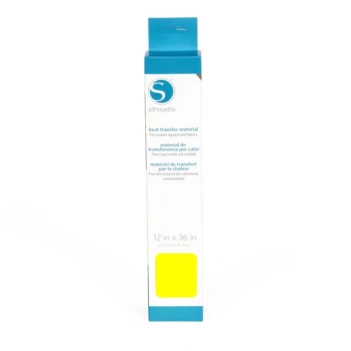 Transfer para tela Amarillo NEON Silhouette 12"