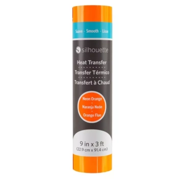 Silhouette Wärmeübertragung für Stoff Neon Orange 9"