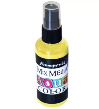 Stamperia Ink Spray Aquacolor Yellow 60ml