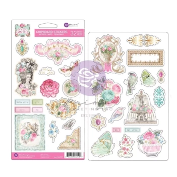 Prima Marketing Avec Amour Chipboard stickers 