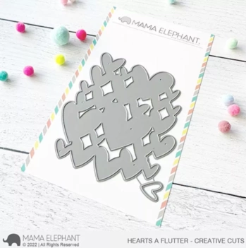 Troquel Hearts a Flutter Mama Elephant
