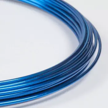 Hilo de aluminio azul 2 mm
