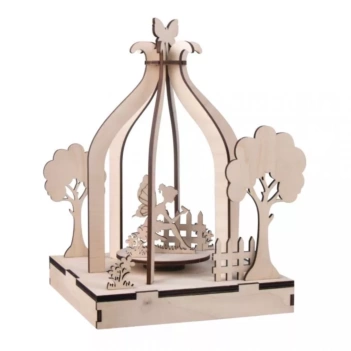 Rayher 3D Houten Kit Tuin der Wensen